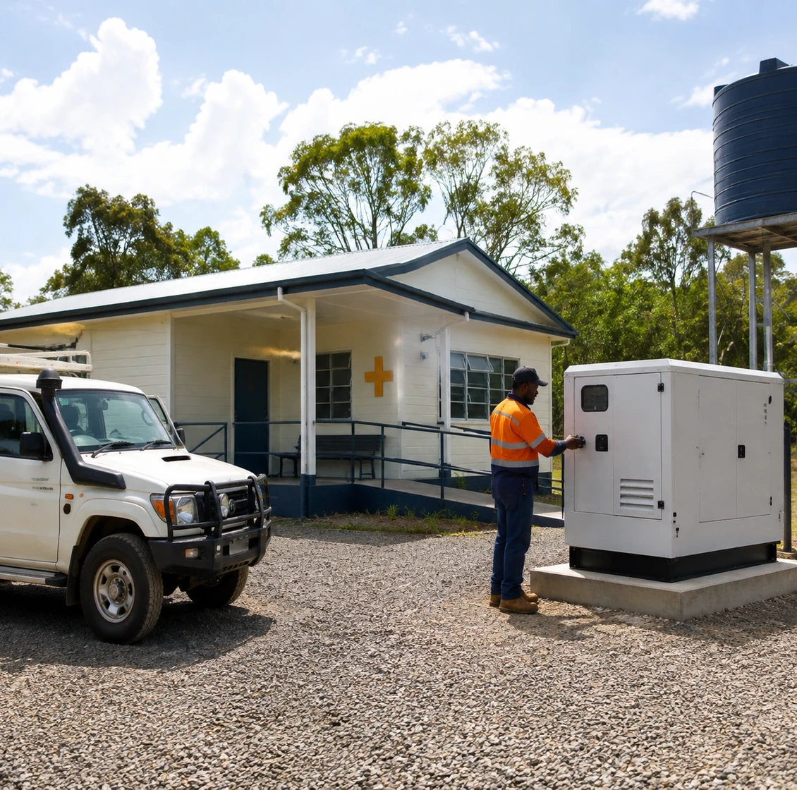 Illustrative humanitarian services operating context for fuel-additive evaluation