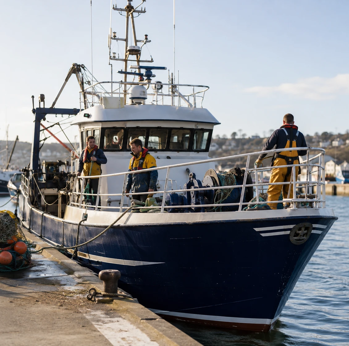 Illustrative marine fishing operating context for fuel-additive evaluation