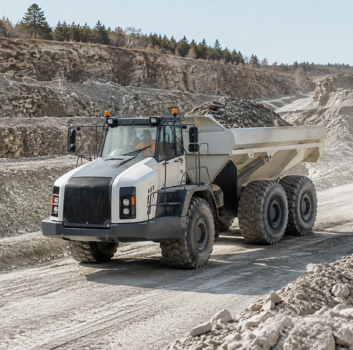 Illustrative mining construction operating context for fuel-additive evaluation
