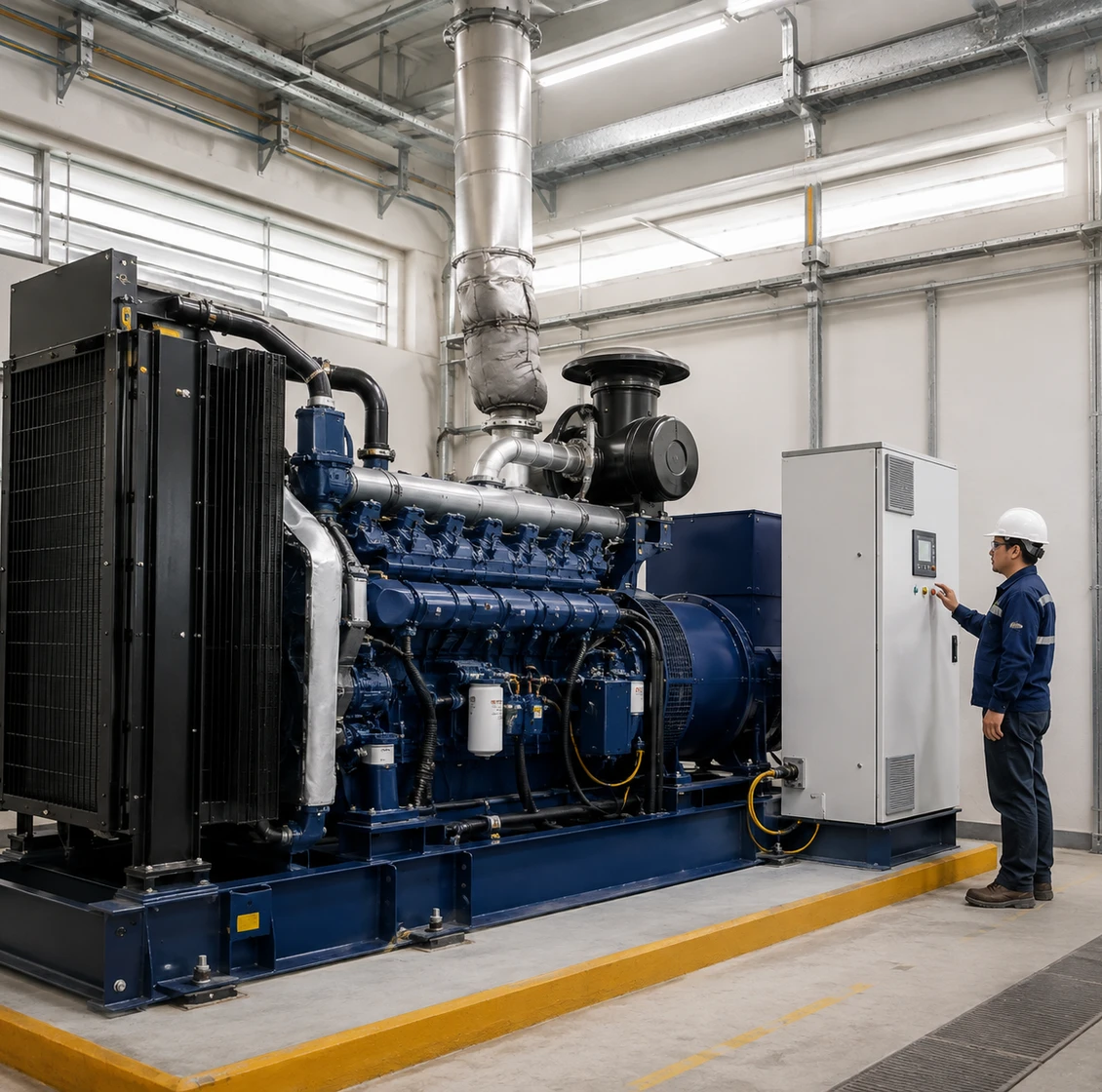 Illustrative power generation operating context for fuel-additive evaluation
